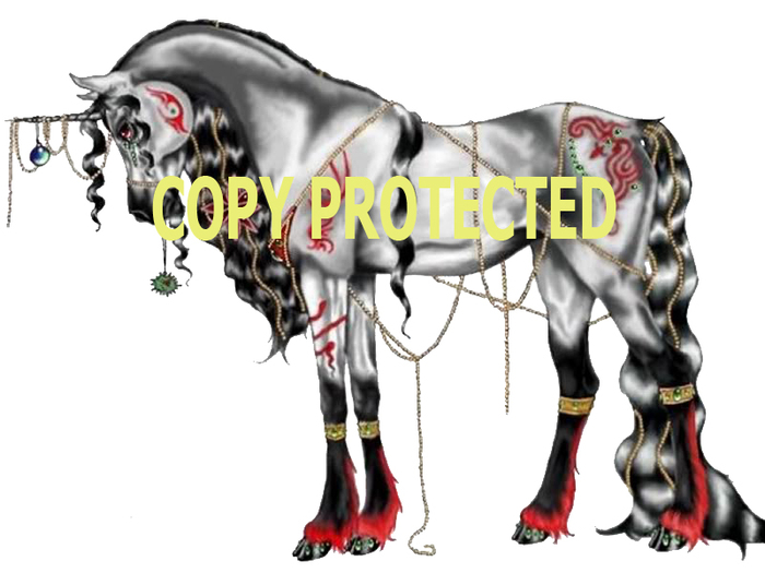 Second Life Marketplace Christmas Unicorn Wall Art